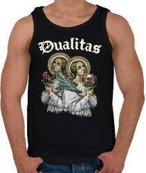 printfashion Dualitas - Goth Design - Férfi atléta - Fekete (17716344)