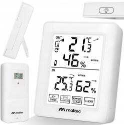Maltec Időjárás Állomás Vezeték Nélküli Hőmérő Higrométer Kültéri Időjárás Érzékelő (Bezprzewodowa Stacja Pogodowa 112828)