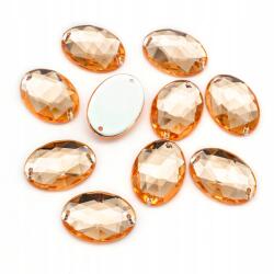 MIXFORM Varrható strasszok akril ovális 18x13x5mm 10db (13WB20847)