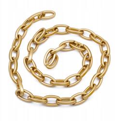 MIXFORM Akril lánc, Handmade, Átlátszó, Arany, 35x19x6mm, 1m/cm (13WB29297)