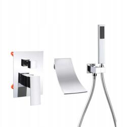 CHDE Falsík alatti kád-zuhany csaptelep, króm, vízesés kifolyócsővel (BWW-3061)