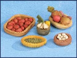 Fontanini Gyümölcs- és tojáskosár betlehemhez, 12cm magas figurákhoz- Fontanini (AC1203)