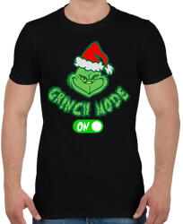 printfashion Grinch Mode On - Férfi póló - Fekete (17781380)