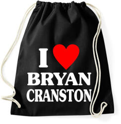 printfashion I LOVE BRYAN CRANSTON - Sportzsák, Tornazsák - Fekete (17727268)