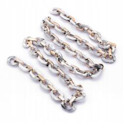 MIXFORM Akril lánc, Kő utánzat, Handmade, 23.5x17.5x4.5mm, 1m/cm (13WB23696)