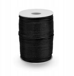 MIXFORM Poliészter zsinór, ékszerkészítéshez, fekete, 2mm, 85m/spula (13WB30503)