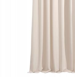Room99 Függöny ráncoló szalaggal Aura 140 x 240 cm krémszínű (Gładka na Żabki Taśmę Ecru Aura Room99)