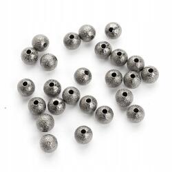 Mixform Texturált sárgaréz gyöngyök kerek 6mm 25db (13WB28887)