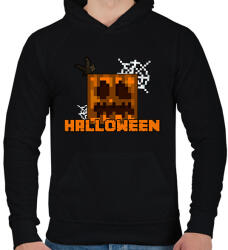 printfashion minecraft halloween - Férfi kapucnis pulóver - Fekete (17768683)