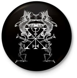 printfashion Murmur pecsétje - Okkult Design - Kitűző, hűtőmágnes - Fekete (17716306)