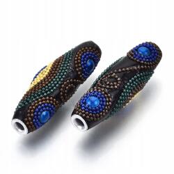 Mixform Gyöngyök Indonézia Handmade Alumínium 58x18mm 2db (13WB27210)