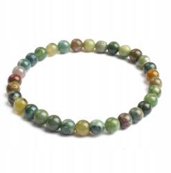 MIXFORM Gyöngy karkötő Természetes indiai achát, 5-6cm, 6mm gyöngy, 1db