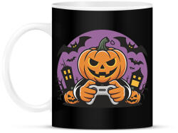printfashion Halloween gamer - Bögre - Fekete (17769951)