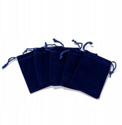  Ajándéktasak, Velúr, Kötött, Sötétkék, 9x7cm, 5db (13WB25263)