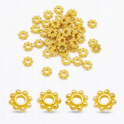 MIXFORM Távtartó gyöngyök Ötvözött ékszerek, Arany, 5? 1.5mm, 50db (14WB7499)
