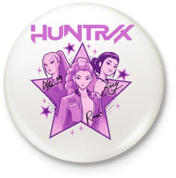 printfashion Kpop Démon Vadászok sztár csajok - Kitűző, hűtőmágnes - Fehér (17730273)