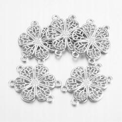 MIXFORM Összekötő Virág Fémötvözet 24x29x2mm 10db (13WB17218)