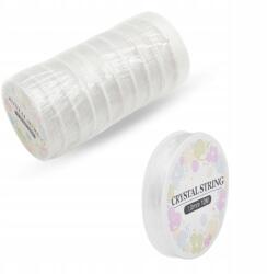 MIXFORM Szilikon cérna, rugalmas radír, karkötőkhöz, 1.0mm, 10m/orsó, 10db (13WB30892)