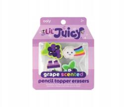 1DEA. me Gyümölcs Illatú Ceruza Radír Szőlő 4DB (GUMKA MYSZKA DO MAZANIA GUMKI ZESTAW GUMEK)