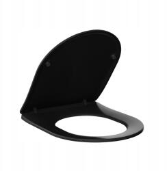 Balneo Szabadonálló Wc-ülőke Kihúzható Duroplast Fekete Luna/Luxa (5905591093781)