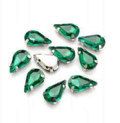 MIXFORM Varrható strasszok, kosárban, üveg és sárgaréz, 12.5x8x5mm, 10db (13WB19726)