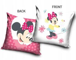 Carbotex Gyerekpárna Minnie Egy Kis Kanárival, rózsaszín-fehér, 40x40cm (Carbotex)