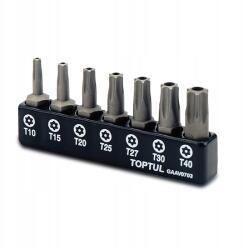 TOPTUL Bit Készlet 1/4'' 7 db Torx Bitek Lyukkal Toptul (GAAV0703)