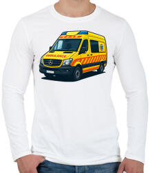 printfashion Mentőautó 2 - Férfi hosszú ujjú póló - Fehér (17745619)