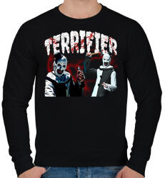 printfashion terrifier - Férfi pulóver - Fekete (17770475)
