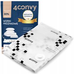 4CONVY Tömör 60x80-as vákuumzsák biztonságos ágyneműkhöz (vacuumbag_print_60x80)