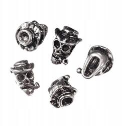 Mixform Moduláris gyöngyök Rozsdamentes acél, Antik Ezüst 15х10.5х11mm, 1db (13WB16121)