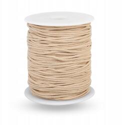 MIXFORM Viaszolt pamut zsinór makramé szövéshez, fa 1.5mm, 90m/orsó (13WB31494)