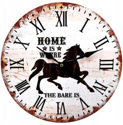 Duwen Vintage Falra Akasztható Falióra, 34cm, római számok, csendes (Z-0064)