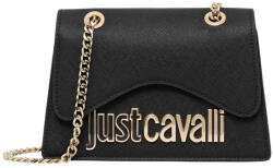 GUESS Just Cavalli fekete mini női kézitáska Metal Lettering Style 7 (79RA4BB7 ZS766)