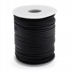 MIXFORM Szintetikus zsinór, Gumis, Üres, Fekete, 2mm Lyuk 1mm, 50m/orsó (13WB29203)