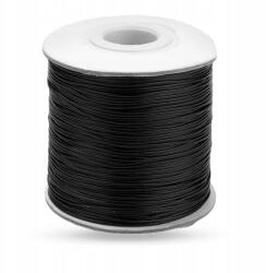MIXFORM Koreai viaszolt poliészter zsinór, fekete, 0.5mm, kb. 165m/orsó (13WB30441)