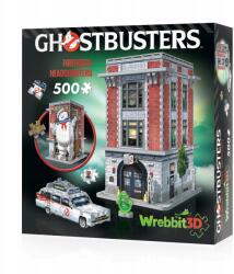 Wrebbit Wrebbit Ghostbusters Firehouse 3D Puzzle 500 db-os Új 2024 (01018W)