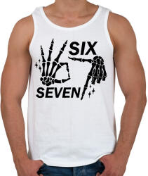 printfashion six seven kéz - Férfi atléta - Fehér (17789923)