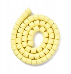 Mixform Polimer agyag gyöngyök, Handmade, Oszlop, 6.5x6mm, 58db/38cm/szál (13WB30034)