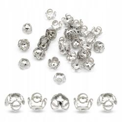 MIXFORM Fém rátétek gyöngyökhöz 8x8x5mm 50db (5WB5640)