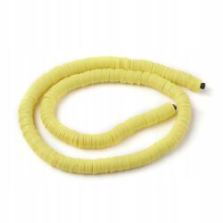 Mixform Öko Polimer agyag gyöngyök, Handmade, Heishi, 8x0.5-1mm, 370db/43cm/semmi (13WB30700)