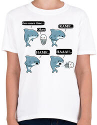 printfashion SharKAMEHAMEHAA. . (B) - Gyerek póló - Fehér (17720041)