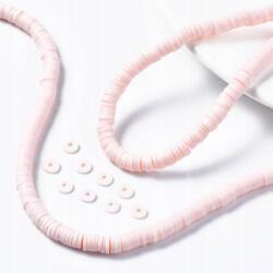 Mixform Öko Polimer agyag gyöngyök, Handmade, Heishi, 8x0.5-1mm, 370db/43cm/semmi (13WB30705)