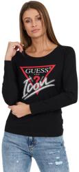 Guess Fekete női longsleeve Icon Tee nagy M logóval (W4YI33I3Z14)