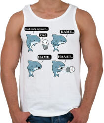 printfashion SharKAMEHAMEHAA. . (A) - Férfi atléta - Fehér (17719493)