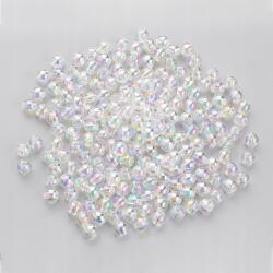 Mixform Eco akril gyöngyök, Átlátszó, Kerek, Átlátszó, 6mm, 25g~190db (13WB28914)