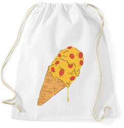 printfashion Pizza fagyi - Sportzsák, Tornazsák - Fehér (17841825)