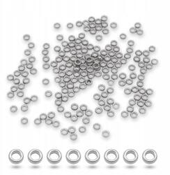 MIXFORM Távtartó gyöngyök Rozsdamentes acél, serpenyő, 1.5x0.8mm, Lyuk 0.8mm, 200db (13WB31097)