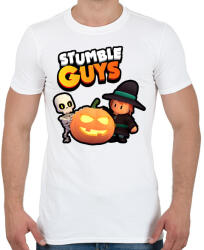printfashion Stumble guys halloween - Férfi póló - Fehér (17770897)