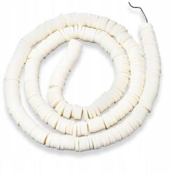 Mixform Polimer agyag gyöngyök, Heishi, Handmade, 6x0.5-1mm, 285db/36cm/szál (13WB30712)